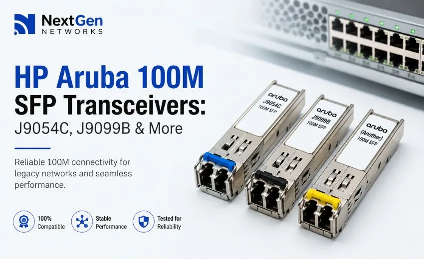 HP Aruba 100M SFP Transceivers: J9054C, J9099B & More