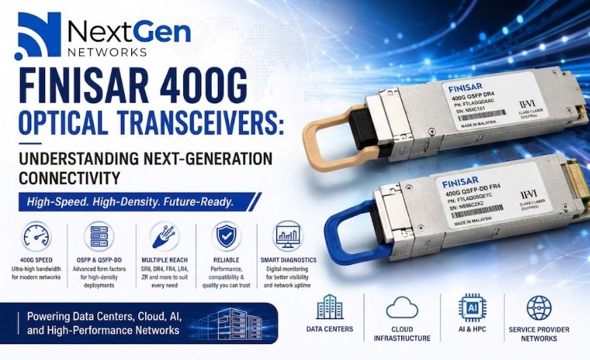 Finisar 400G Optical Transceivers: Understanding Next-Generation Connectivity