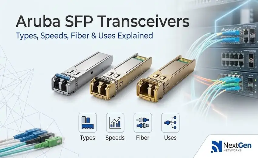 Aruba SFP Transceivers: Types, Speeds, Fiber & Uses Explained