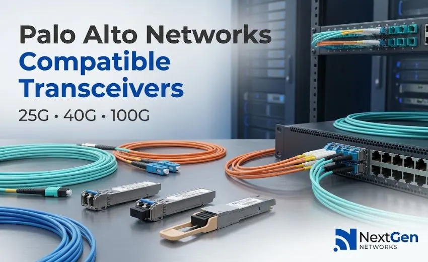 Palo Alto Networks Compatible Transceivers B2B Buying Guide for 25G, 40G & 100G