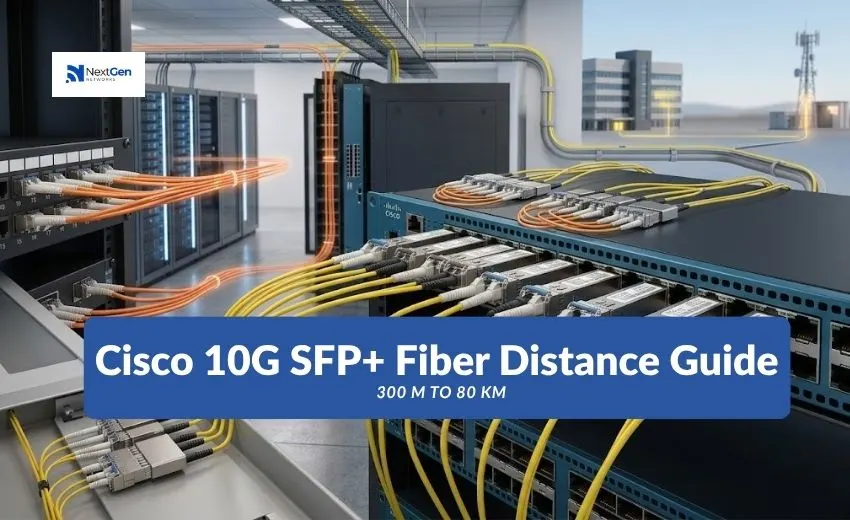 Cisco 10G SFP+ Fiber Distance Guide: 300 m to 80 km